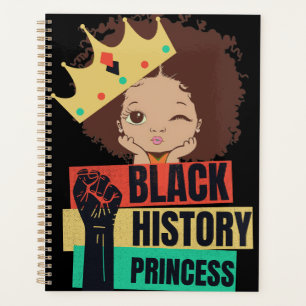 Black History Month Princess Black Girl Magic Planner