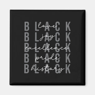 Black History Month Proud African American Celebra Magnet