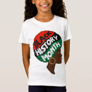 Black History Month Proud Afro African Queen Freed T-Shirt