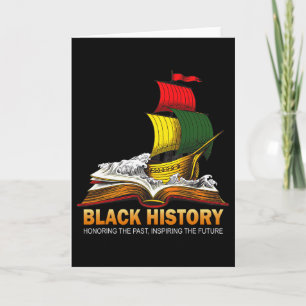 Black History Month Proud Black History Culture Te Card