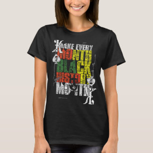 Black History Month Proud Black Poker Player T-Shirt