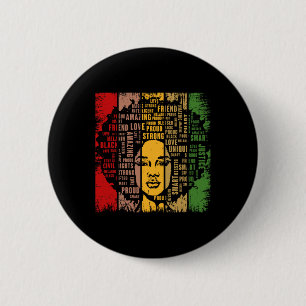 Black History Month Proud Heritage Culture African 6 Cm Round Badge