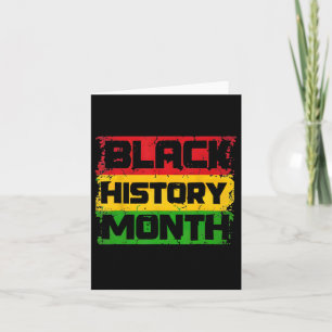 Black History Month Proud I Am Black History Month Card