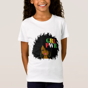 Black History Month Queen Melanin Girl Magic Women T-Shirt