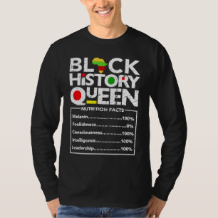 Black History Month Queen Melanin Women Mother Sis T-Shirt