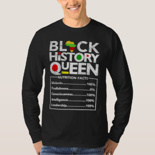 Black History Month Queen Melanin Women Mother Sis T-Shirt