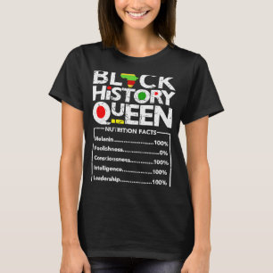 Black History Month Queen Melanin Women Mother Sis T-Shirt