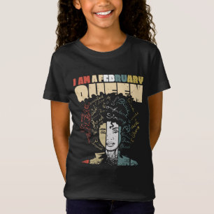 Black History Month Quote, Melanin February Queen T-Shirt