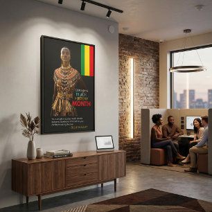 Black History Month quotes  Africa Canvas Print