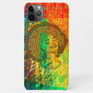Black History Month Quotes Melanin Queen Case-Mate iPhone Case
