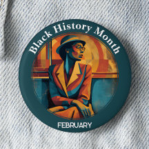 Black History Month Rosa Parks Pinback Button