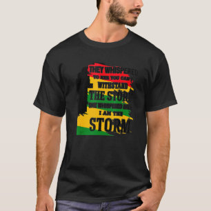 Black History Month Shirt African Woman Afro I Am