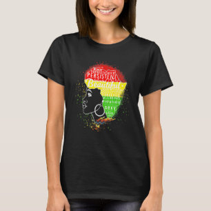Black History Month Shirt African Woman Afro I Am