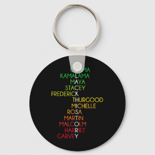 Black History Month Shirts For Men Women Kids Blac Key Ring
