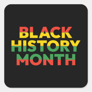 Black History Month Sticker