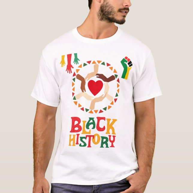 black history month t-shirt (Front)
