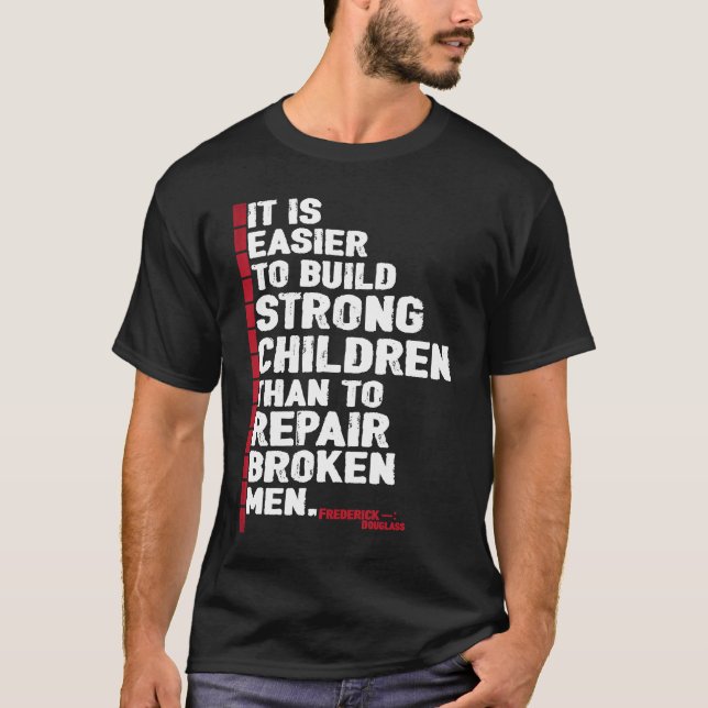 Black History Month Tees Frederick Douglass Quote  (Front)