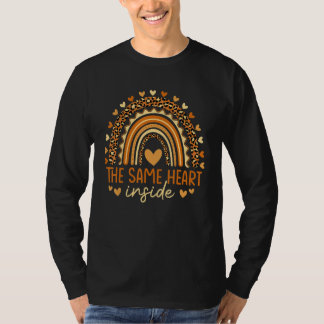 Black History Month The Same Heart Inside Rainbow T-Shirt