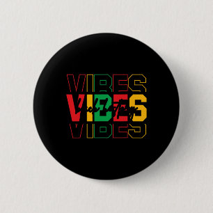 Black History Month Vibes Colorful African America 6 Cm Round Badge