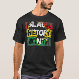 Black History Month Vintage Africa Map 1 T-Shirt