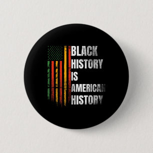 Black History Month Women African American Flag Bl 6 Cm Round Badge