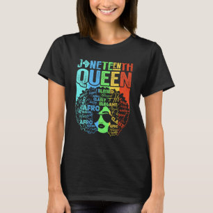 Black History Month Women Educated Strong Black Qu T-Shirt