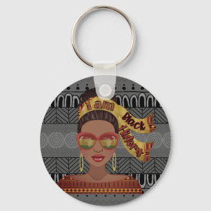 Black History Multi Fashion Key Chain