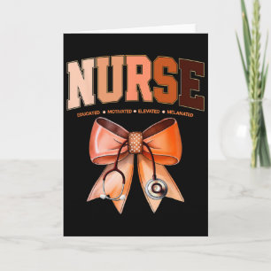 Black History Nurse Coquette Melanin Picu Mbu Er N Card