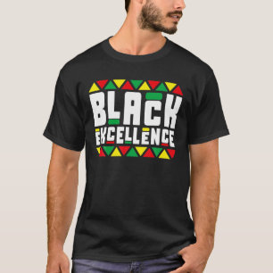 Black History Pajamas Afro Black Excellence Black T-Shirt