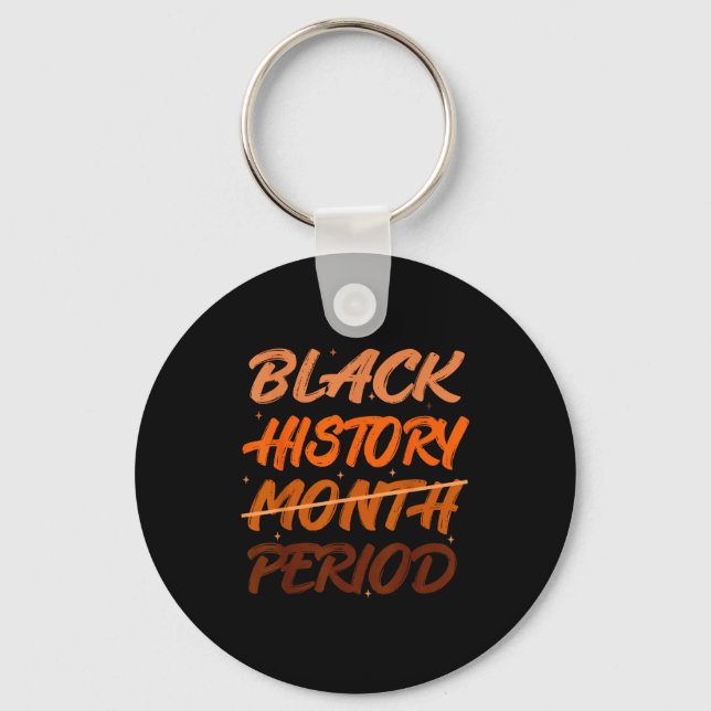 Black History Period African American History Men  Key Ring (Front)