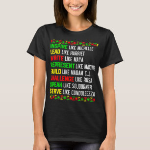 Black History Proud African American History Month T-Shirt