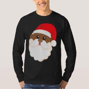 Black History Santa Funny Cool Pride Christmas T-Shirt