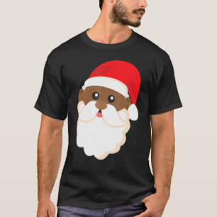 Black History Santa Funny Cool Pride Christmas T-Shirt