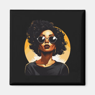 Black History T Shirts For Women Drug Proud Queen Magnet