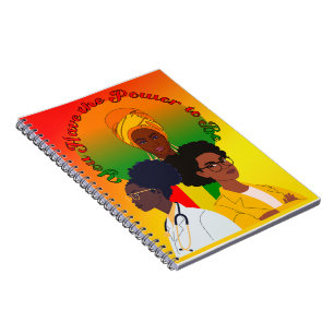Black History/Woman/Girl/Spiral Photo Notebook