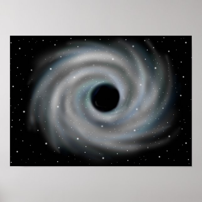 Black hole. Abyss of the universe. Poster (Front)