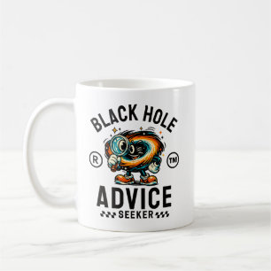 Black hole advice seeker coffee mug