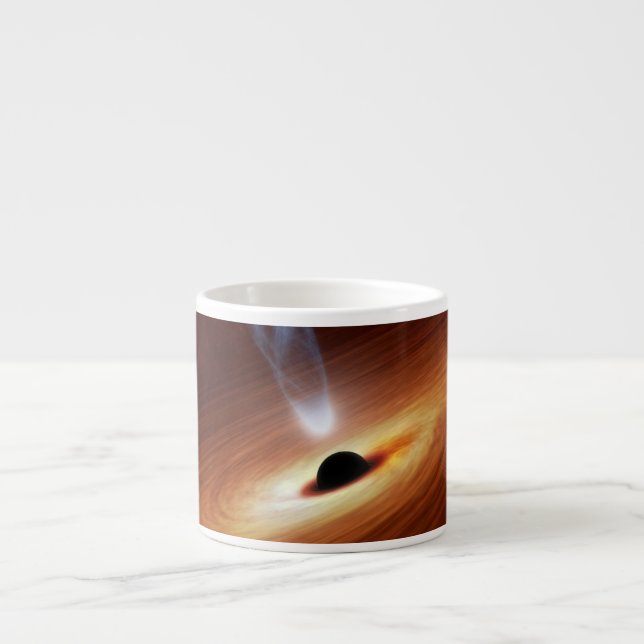 Black Hole Astronomy Space Art Espresso Cup (Front)