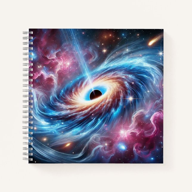 Black Hole & Astrophysics Cosmic Energy & Space Notebook (Front)