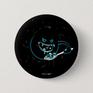 Black Hole Devours 6 Cm Round Badge
