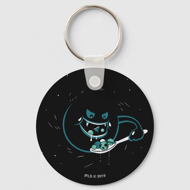 Black Hole Devours Key Ring (Front)