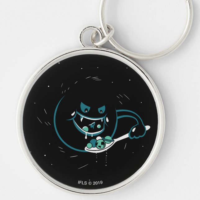 Black Hole Devours Key Ring (Front)