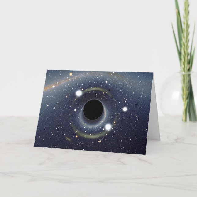 Black Hole Einstein Ring NASA Card (Front)