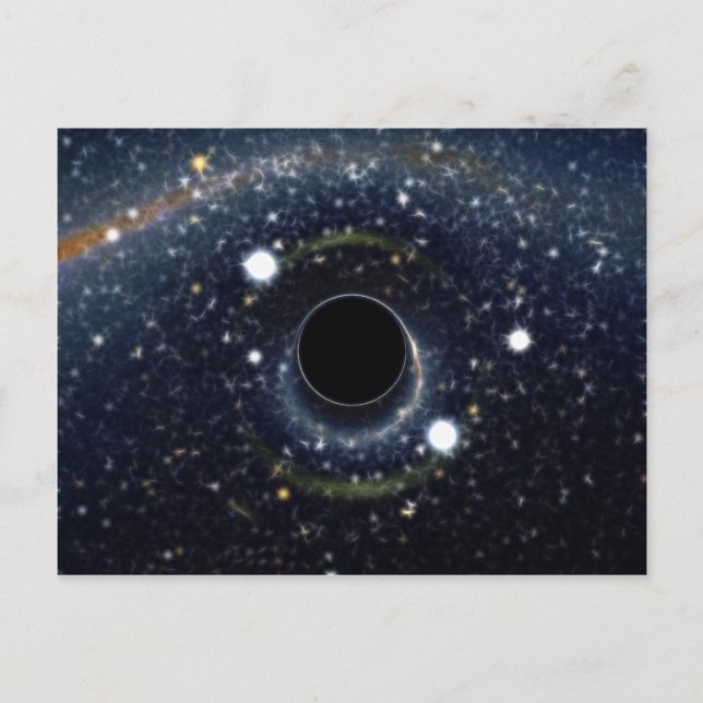 Black Hole Einstein Ring NASA Postcard (Front)