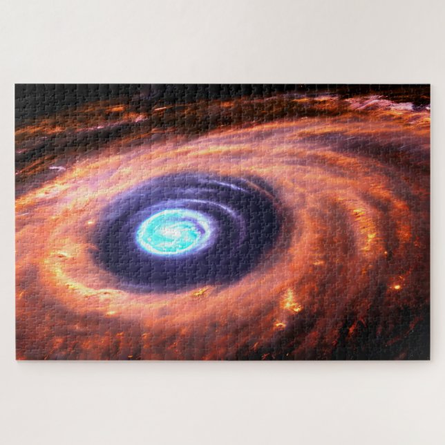 Black hole electromagnetic spacetime gravity spin jigsaw puzzle (Horizontal)