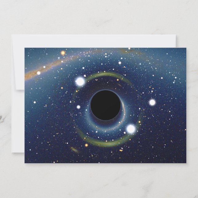 Black hole in front of the Large Magellanic Cloud (Front)