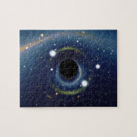 Black hole in front of the Large Magellanic Cloud