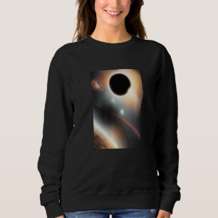 Black Hole In Outer Space Universe Galaxy Science  Sweatshirt