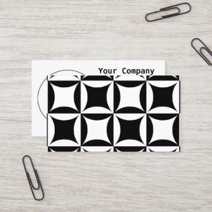 Black Hole in the Barn Door Pattern Business Card