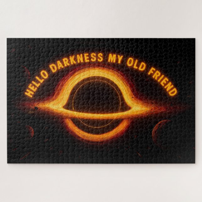 Black Hole Interstellar Conversation Jigsaw Puzzle (Horizontal)